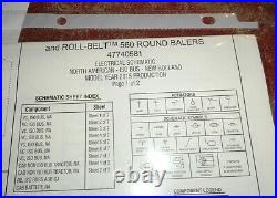 New Holland Roll Belt 450 460 550 560 Round Baler Service Manual NOS! OEM! 7/14