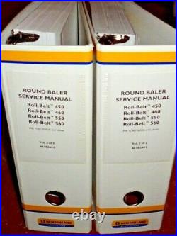 New Holland Roll Belt 450 460 550 560 Round Baler Service Manual NOS! OEM! 8/17