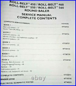 New Holland Roll Belt 450 460 550 560 Round Baler Service Repair Manual ORIGINAL