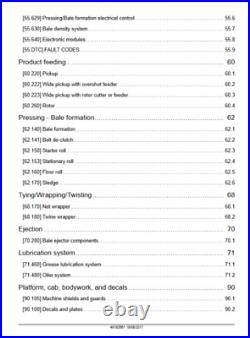 New Holland Roll-Belt 450 460 550 560 Round Baler Service Repair Manual PDF USB