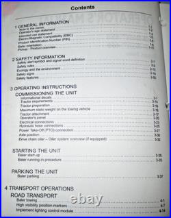 New Holland Roll-Belt 450 460 Round Baler Operators Manual 5-14 NH ORIGINAL