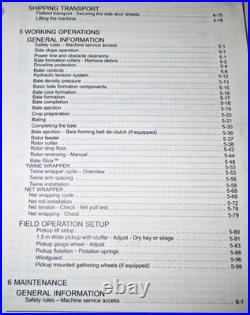 New Holland Roll-Belt 450 460 Round Baler Operators Manual 5-14 NH ORIGINAL
