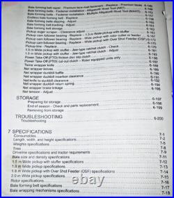 New Holland Roll-Belt 450 460 Round Baler Operators Manual 5-14 NH ORIGINAL