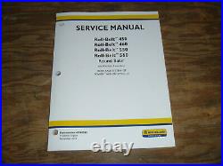 New Holland Roll-Belt 450 460 Round Baler PTO Axle Shop Service Repair Manual