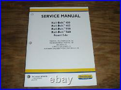 New Holland Roll-Belt 450 460 Round Baler Pressing Shop Service Repair Manual