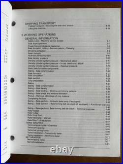 New Holland Roll-Belt 450 / Roll-Belt 460 Operator's Manual Part Number47809389