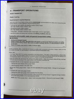 New Holland Roll-Belt 450 / Roll-Belt 460 Operator's Manual Part Number47809389