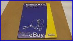 New Holland Roll Belt 450 Utility Round Baler Operators Manual