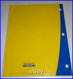 New Holland Roll-Belt 450 Utility Round Baler Operators Owners Manual OEM 1/11
