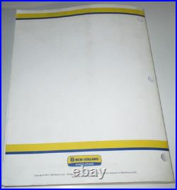 New Holland Roll-Belt 450 Utility Round Baler Service Repair Manual NH ORIGINAL