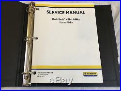 New Holland Roll Belt 450 Utility Round Baler Shop Repair Service Manual