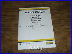 New Holland Roll-Belt 550 560 Round Baler Electrical Wiring Diagrams Manual