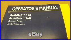New Holland Roll Belt 550 560 Round Baler Operators Manual from YGN192828