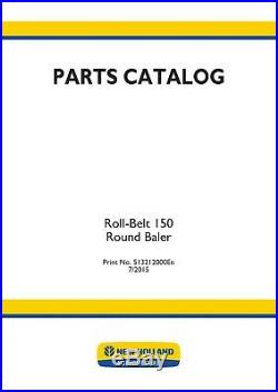New Holland Roll-belt 150 Round Baler Parts Catalog