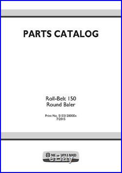 New Holland Roll-belt 150 Round Baler Parts Catalog