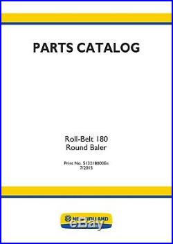 New Holland Roll-belt 180 Baler Parts Catalog