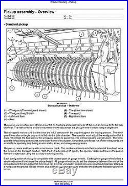 New Holland Roll-belt 450 460 550 560 Round Baler Service Manual