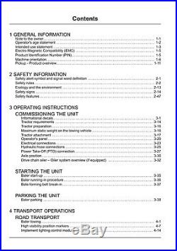 New Holland Roll-belt 550 Roll-belt 560 Baler Operators Manual