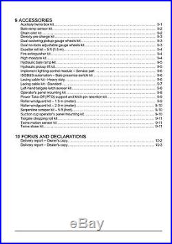 New Holland Roll-belt 550 Roll-belt 560 Baler Operators Manual