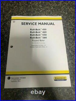 New Holland Round Baler 450 460 550 560 Service Manual Catalog Book SKU-L
