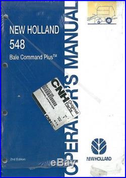 New Holland Round Baler 548 Bale Command Plus Operators Manual ORIGINAL MANUAL