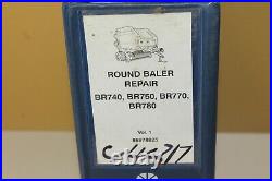 New Holland Round Baler Repair BR740 BR750 BR770 BR780 #86978625 4 Manuals