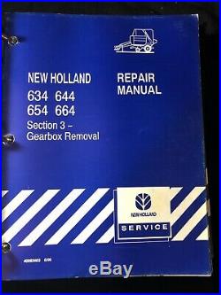 New Holland Round Baler Repair Manual 634,644,654,664,638,648,678 219