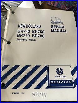 New Holland Round Hay Baler BR740A 750A 770A 780A Shop Service Repair Manual