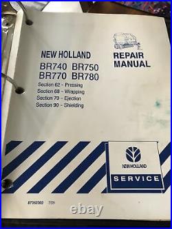 New Holland Round Hay Baler BR740A 750A 770A 780A Shop Service Repair Manual