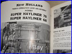 New Holland SERVICE HANDBOOK Parts Catalog Manual 66 77 BALER