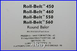 New Holland Service Manual Roll-Belt 450 460 550 560 Round Baler 62 68 70 71 90