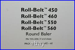 New Holland Service Manual Roll-Belt 450 460 550 560 Round Baler Product Feeding