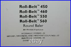 New Holland Service Manual Roll-Belt 450 460 550 560 Round Baler Sec 35 37 55