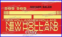 New Holland Sperry 565 Baler Baler Decals Free Shipping