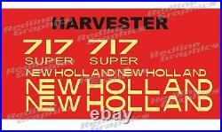 New Holland Sperry 717 Super Harvester Decals Free Shipping