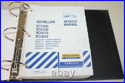 New Holland Square Baler BC5050 BC5060 BC5070 BC5080 Service Manual Binder Books