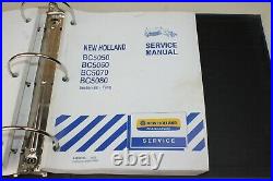 New Holland Square Baler BC5050 BC5060 BC5070 BC5080 Service Manual Binder Books