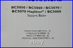 New Holland Square Baler Service Manual BC5050 BC5060 BC5070 Binder Complete