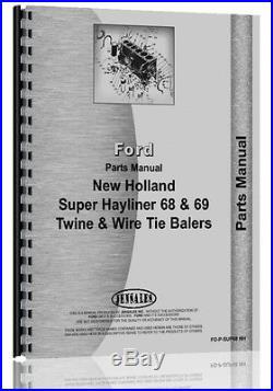 New Holland Super 68 Baler Parts Manual