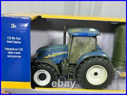 New Holland T6.180 and RB560 Roll Belt Baler DUSTY CHASE ERTL 132 NIB