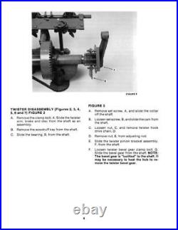 New Holland Twister Rectangular Baler Service Manual Repair Shop Book