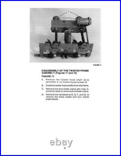 New Holland Twister Rectangular Baler Service Manual Repair Shop Book