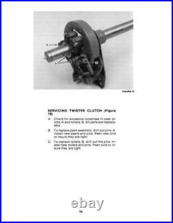 New Holland Twister Rectangular Baler Service Manual Repair Shop Book