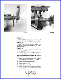 New Holland Twister Rectangular Baler Service Manual Repair Shop Book