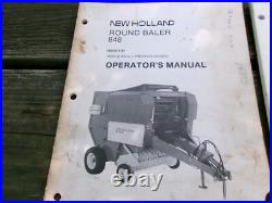 New Holland Two 848 Round Baler Operators Manuals(1 Dealer) + 1 Baler D1000 Man
