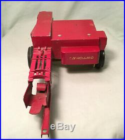 New Holland Vintage Red Hay Baler Toy Tractor Attachment 14.5 x 5.5 x 3