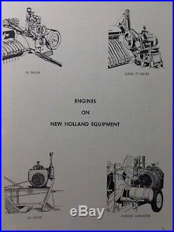 New Holland vol. 1 Service Repair Shop Manual Baler Wisconsin Engines Gearboxes