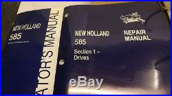 OEM New Holland 585 BALER Repair & Operator's Manual 11 pc Set