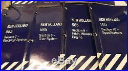 OEM New Holland 585 BALER Repair & Operator's Manual 11 pc Set