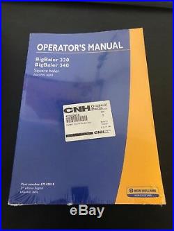Operators Manual Big Baler 330/340 Square Baler L